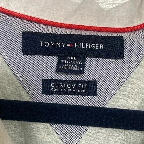 Tommy Hilfiger Beach-Print Shirt. Button Front Cotton All Over Print Men XXL - Picture 5 of 15